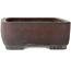 Rectangular unglazed bonsai pot by Yamaaki - 560 x 425 x 160 mm