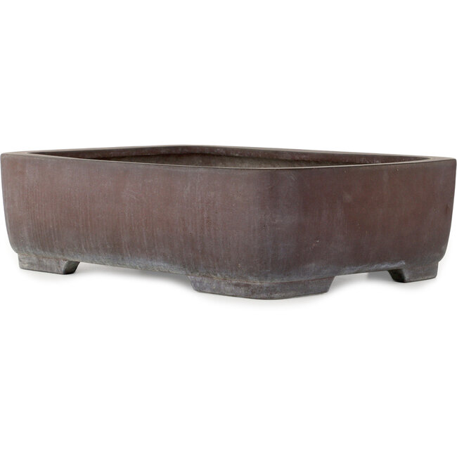 Rechthoekige, ongeglazuurde bonsaipot van Yamaaki - 560 x 425 x 160 mm