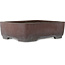 Rectangular unglazed bonsai pot by Yamaaki - 560 x 425 x 160 mm
