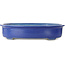 Pot ovale bleu pour bonsaï de Mazan - 685 x 540 x 145 mm