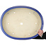 Pot ovale bleu pour bonsaï de Mazan - 685 x 540 x 145 mm