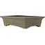 Maceta rectangular sin esmaltar para bonsái de Sanpo - 395 x 298 x 105 mm