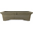 Pot à bonsaï rectangulaire non émaillé de Sanpo - 395 x 298 x 105 mm
