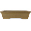 Pot à bonsaï rectangulaire non émaillé de Maruhei - 445 x 330 x 108 mm