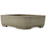 Rectangular unglazed bonsai pot by Kisen Ikkoudou - 410 x 320 x 110 mm