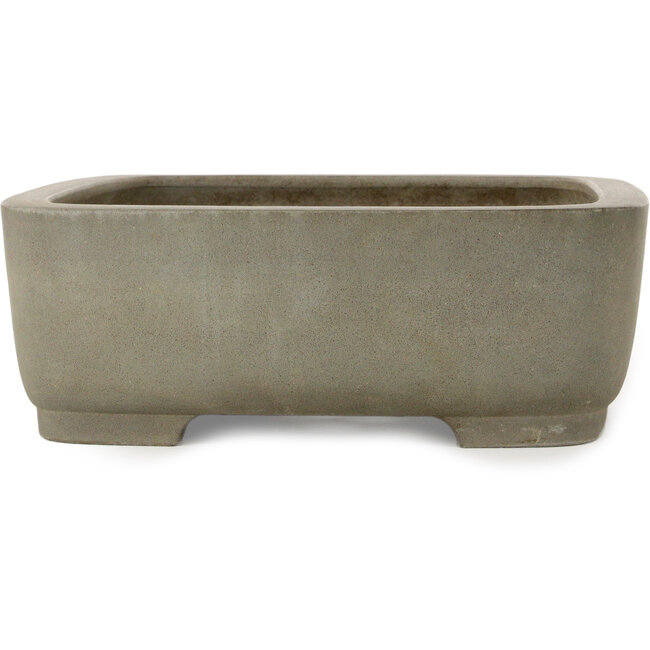 Vaso bonsai rettangolare non smaltato di Kisen Ikkoudou - 410 x 320 x 110 mm