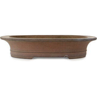 500 mm oval unglazed pot from Japan