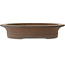 Ovaler, unglasierter Bonsai-Topf – 500 x 415 x 98 mm