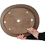 Pot ovale non émaillé pour bonsaï - 500 x 415 x 98 mm