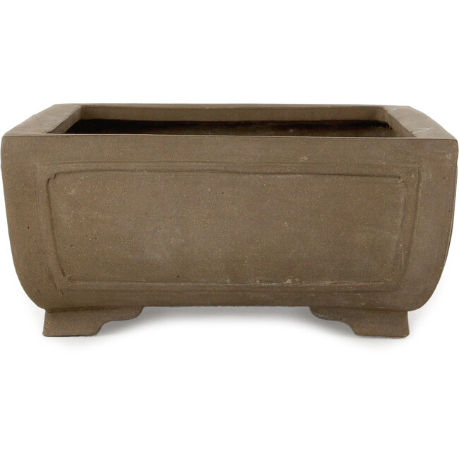 Maceta rectangular para bonsái sin esmaltar - 415 x 315 x 135 mm