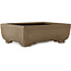 Maceta rectangular para bonsái sin esmaltar - 415 x 315 x 135 mm