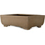 Rechteckiger, unglasierter Bonsai-Topf – 415 x 315 x 135 mm