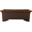 Rectangular unglazed bonsai pot by Toshun - 405 x 300 x 135 mm