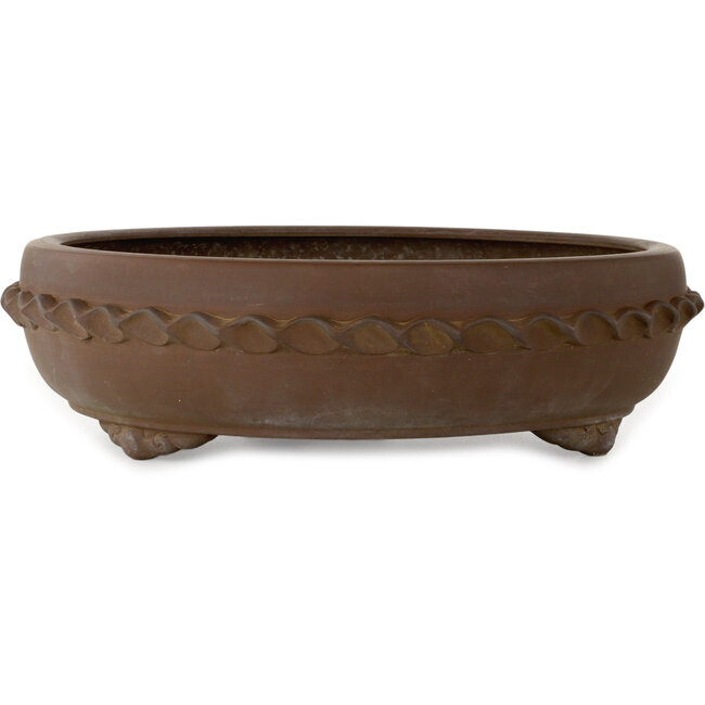 Pot à bonsaï rond non émaillé de Shoko - 490 x 490 x 140 mm