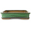 Rechthoekige groene bonsaipot van Shuhou - 422 x 285 x 65 mm