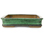 Rechthoekige groene bonsaipot van Shuhou - 422 x 285 x 65 mm