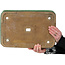 Maceta rectangular verde para bonsái de Shuhou - 422 x 285 x 65 mm