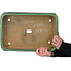 Rechthoekige groene bonsaipot van Shuhou - 422 x 285 x 65 mm