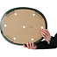 Ovale groene bonsaipot van Seizan (Reihou, Kataoka Katsushi, meester Seizan oven) - 445 x 355 x 95 mm