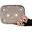 Maceta rectangular para bonsái sin esmaltar de Yamaaki Shosen/Akitsugu/Juudo (primera generación) - 335 x 255 x 100 mm
