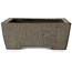 Maceta rectangular para bonsái sin esmaltar de Yamaaki Shosen/Akitsugu/Juudo (primera generación) - 388 x 263 x 100 mm