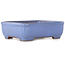 Pot à bonsaï rectangulaire bleu de Yamafusa - 135 x 110 x 42 mm
