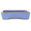 Maceta rectangular azul para bonsái de Yamafusa - 162 x 128 x 30 mm