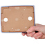 Pot à bonsaï rectangulaire bleu de Yamafusa - 162 x 128 x 30 mm