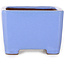 Maceta cuadrada azul para bonsái de Shibakatsu - 100 x 100 x 67 mm
