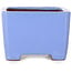 Vierkante blauwe bonsaipot van Shibakatsu - 100 x 100 x 67 mm