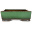 Pot à bonsaï rectangulaire vert de Shuhou - 380 x 265 x 85 mm