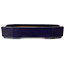 Maceta ovalada para bonsái azul oscuro de Hattori - 312 x 238 x 62 mm
