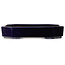 Ovale donkerblauwe bonsaipot van Hattori - 312 x 238 x 62 mm