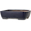 Maceta rectangular para bonsái azul oscuro de Yamafusa - 288 x 225 x 80 mm