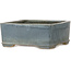 Maceta cuadrada azul para bonsái de Shuhou - 220 x 220 x 90 mm