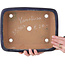 Maceta rectangular para bonsái azul oscuro de Yamafusa - 288 x 225 x 80 mm