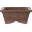 Pot à bonsaï rectangulaire non émaillé - 203 x 148 x 64 mm