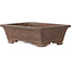 Pot à bonsaï rectangulaire non émaillé - 203 x 148 x 64 mm