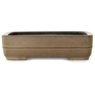 Eiraku 352 mm rectangular unglazed bonsai pot by Eiraku, Japan