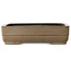 Rectangular unglazed bonsai pot by Eiraku - 352 x 263 x 93 mm