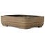Vaso bonsai rettangolare non smaltato di Eiraku - 352 x 263 x 93 mm