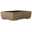 Maceta rectangular sin esmaltar para bonsái de Eiraku - 352 x 263 x 93 mm