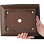 Pot à bonsaï rectangulaire non émaillé d'Izumiya (Zenigo) - 325 x 260 x 90 mm