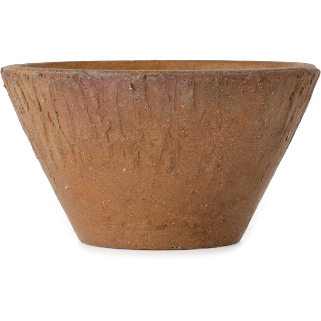 Ronde, ongeglazuurde bonsaipot - 255 x 225 x 140 mm