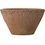 Round unglazed bonsai pot - 255 x 225 x 140 mm