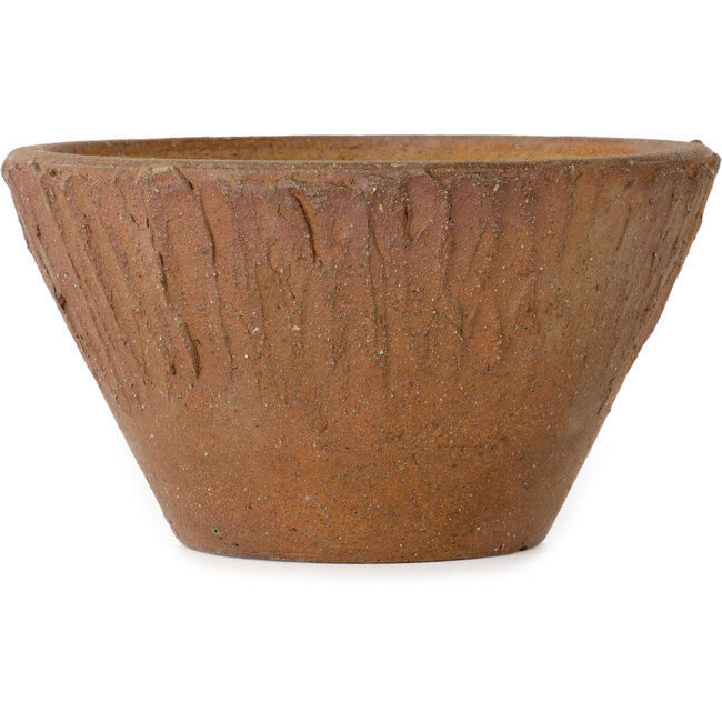 Runder, unglasierter Bonsai-Topf – 255 x 225 x 140 mm