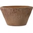 Ronde, ongeglazuurde bonsaipot - 205 x 205 x 115 mm