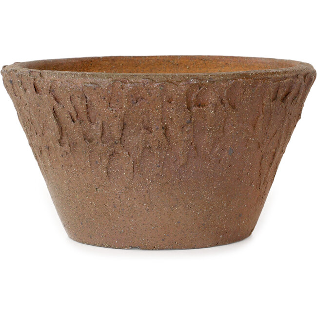 Runder, unglasierter Bonsai-Topf – 205 x 205 x 115 mm