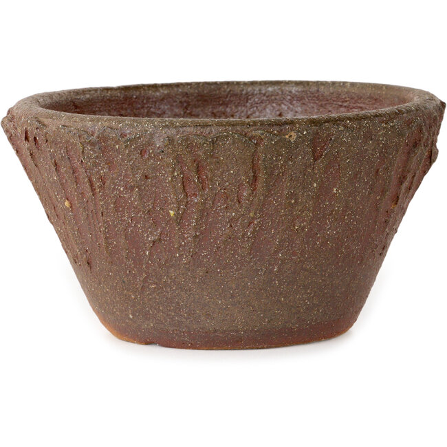 Pot à bonsaï rond non émaillé - 160 x 160 x 87 mm