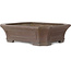 Maceta rectangular sin esmaltar para bonsái de Yamaaki Koshosen (segunda generación) - 425 x 340 x 115 mm